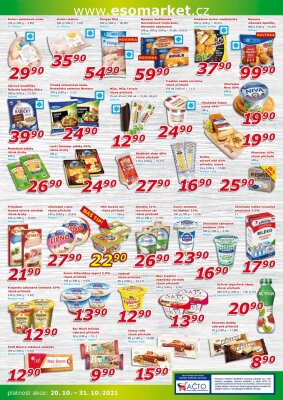 akční leták ESO MARKET 20.10.2021-31.10.2021