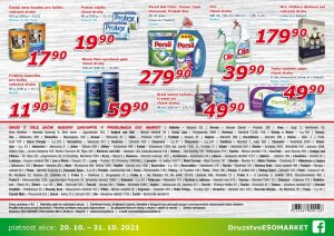 akční leták ESO MARKET 20.10.2021-31.10.2021