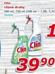 Čistič oken s alkoholem Clin