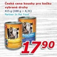 Konzerva pro kočky Česká cena