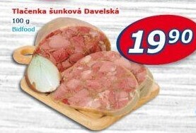 Tlačenka šunková davelská