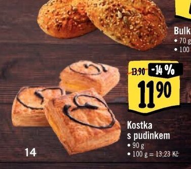 Kostka s pudinkem