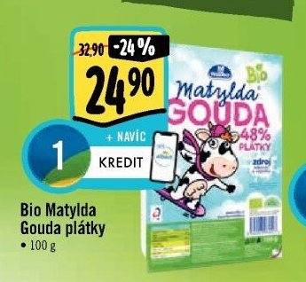 Bio Matylda Gouda plátky
