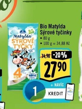 Bio Matylda Sýrové tyčinky