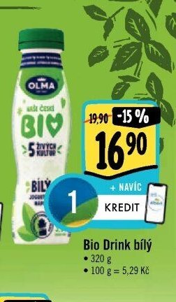 Bio Drink bílý