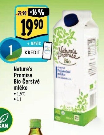 Nature's Promise Bio Čerstvé mléko