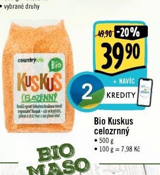 Bio Kuskus celozrnný