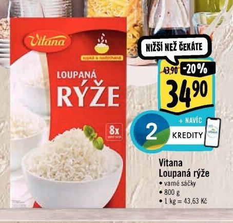 Vitana Loupaná rýže