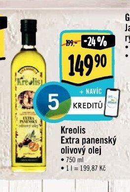 Kreolis Extra panenský olivový olej