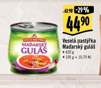 Veselá pastýřka Maďarský guláš