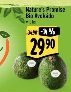 Avokádo bio Nature'