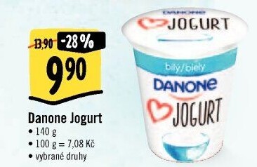 Bílý jogurt Danone
