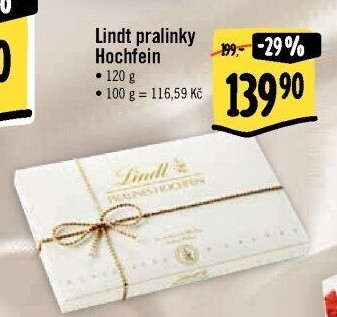 Bonboniéra Pralinky Hochfein Lindt