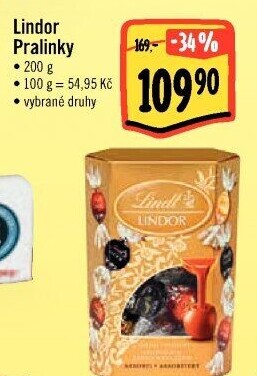 Bonboniéra Pralinky Lindor Lindt