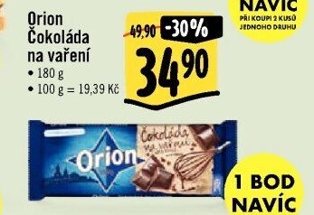 Čokoláda na vaření Orion