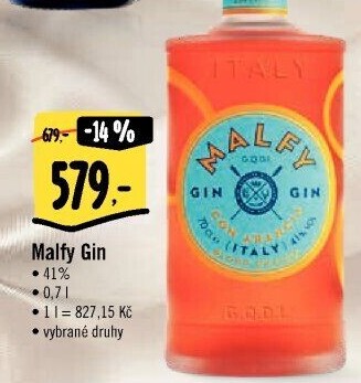 Gin ochucený Malfy
