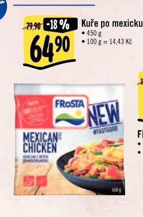 Kuře po mexicku mražené Frosta