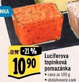 Luciferova topinková pomazánka