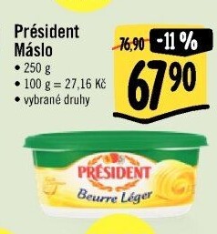 Máslo Président
