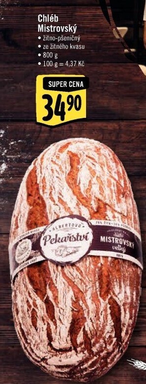 Mistrovský chléb Albert
