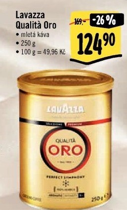 Mletá káva Qualita Oro Lavazza