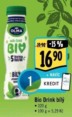 Nápoj jogurtový bio Olma