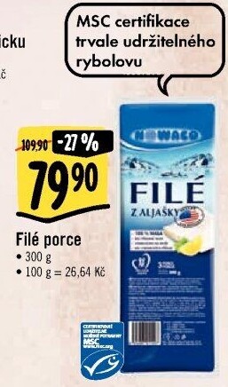 Rybí filé mražené Nowaco