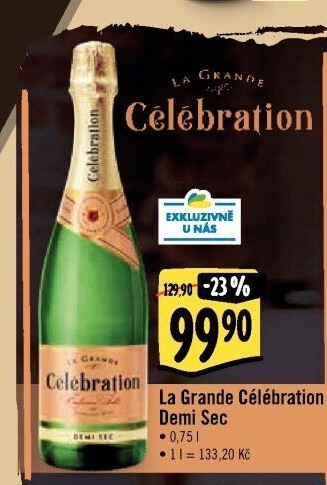 Sekt Demi Sec La Grande Célebration