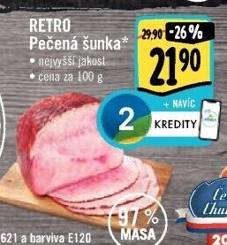 Šunka pečená nejvyšší jakosti Albert Retro