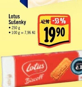 Sušenky Biscoff Lotus