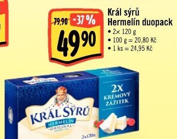 Sýr Hermelín Král sýrů