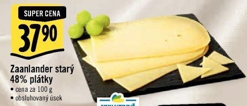 Sýr Zaanlander starý 48 %