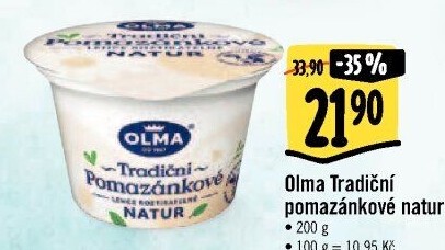 Tradiční pomazánkové Olma