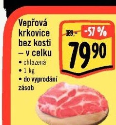 Vepřová krkovice bez kosti