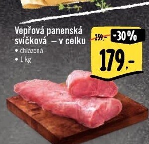 Vepřová panenská svíčková