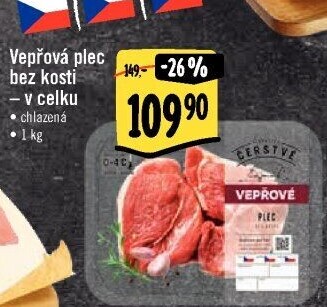 Vepřová plec bez kosti Albert