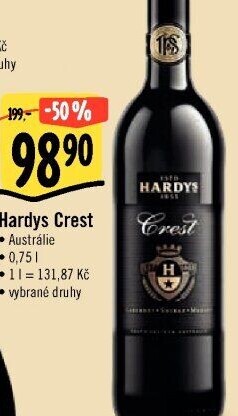 Vína Crest Hardys