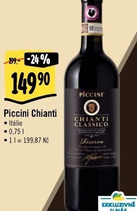 Víno Chianti Piccini