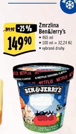 Zmrzlina v kelímku Ben&amp