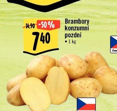 Brambory konzumní pozdní