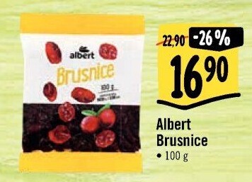 Brusinky klikvy sušené Albert