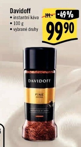 Instantní kávy Davidoff