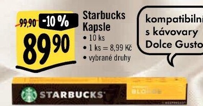 Kapsle Dolce Gusto Starbucks