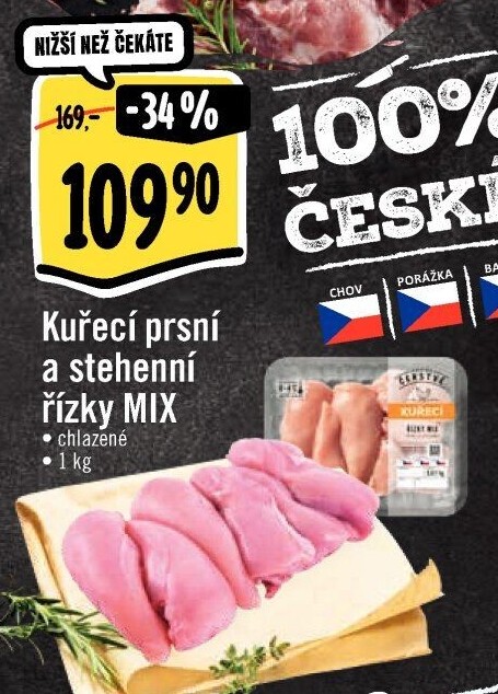 Kuřecí řízky mix Albert