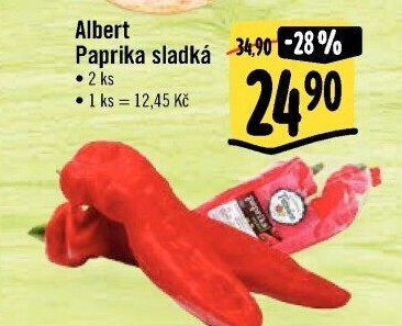 Paprika červená Albert