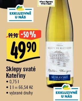 Vína Sklepy svaté Kateřiny
