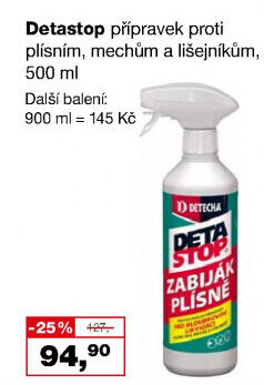 Čistič plísně Detastop Detecha