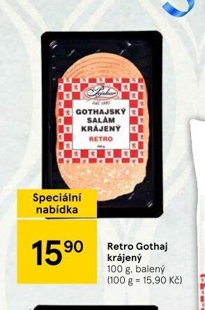Retro Gothaj krájený 100 g