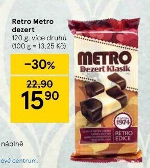 Retro Metro dezert 120 g