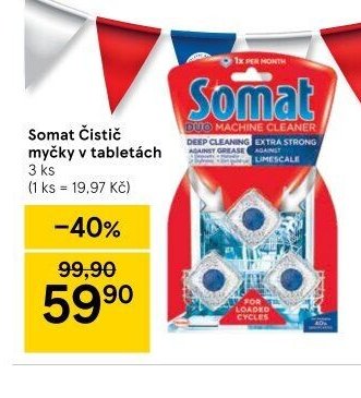 Somat Čistič myčky v tabletách